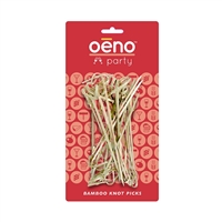 Bamboo Knot Picks, Carded