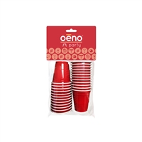 Party Shot Cup, 2oz, 24-Count, Carded, Red