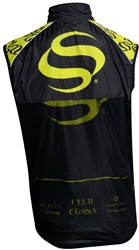 Club Corsa - Summer Vest Mesh - Logo -Black/Lime