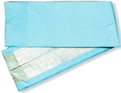 Dry Underpads,23X36, Standard Fluff, Blue Backing (EXUB2336)