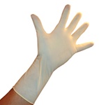 High Risk Exam Gloves, Latex Powder-Free, 12" Long, 10 mil Thick (MG1210)