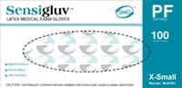 SensiGluv Premium Powder-Free Latex Exam Gloves - Textured (MLE100)