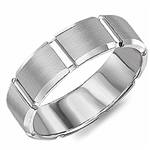 10K White Gold Band