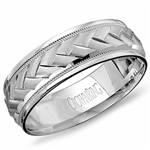 10K White Gold Band