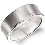 10K White Gold Band