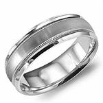 10K White Gold Band