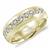 Diamond 10K Yellow Gold Band