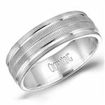 14K White Gold Band