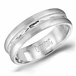 14K White Gold Band