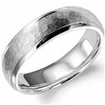 14K White Gold Band