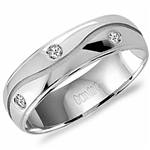 Diamond 14K White Gold Band