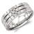 Diamond 14K White Gold Band