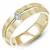Diamond 14K Yellow Gold Band