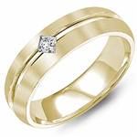 Diamond 14K Yellow Gold Band