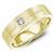 Diamond 14K Yellow Gold Band