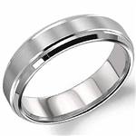 14K Light Weight White Gold Band