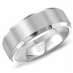 18K White Gold Band