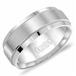 18K White Gold Band
