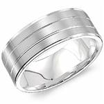 18K White Gold Band