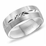 18K White Gold Band