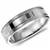 18K White Gold Band