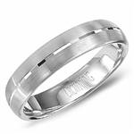 18K White Gold Band