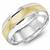18K Yellow & White Gold Band