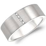 Diamond 18K White Gold Band