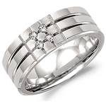 Diamond 18K White Gold Band