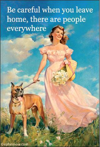 Be careful when you leave home, there are people everywhere
