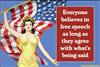 Everyone believes in free speech as long as they agree with what's being said