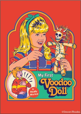 My first Voodo Doll, It really works!