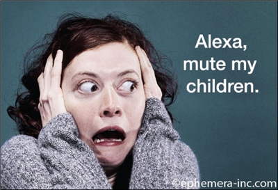 Alexa, mute my children.