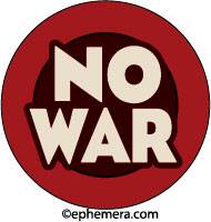 NO WAR