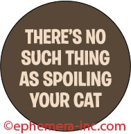 There's no such thing as spoiling your cat.