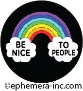 Be nice to people