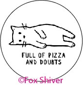 Full of pizza and doubts