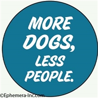 MORE DOGS, LESS PEOPLE