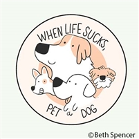 When life sucks, pet a dog