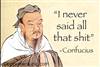 funny confucius rectangular magnet