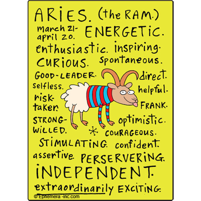 Aries nice  Clayboys zodiac