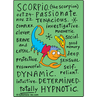 Scorpio nice  Clayboys zodiac