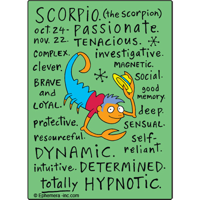 Scorpio nice  Clayboys zodiac