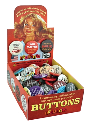 Pre-selected bestselling Button Assortment dump box