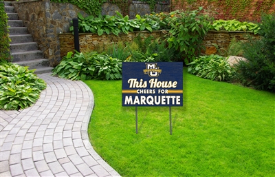 Marquette Cheer Lawn Sign