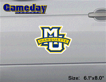 Marquette Golden Eagles Marquette Auto Magnet