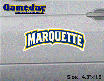 Marquette Golden Eagles Wordmark Auto Magnet