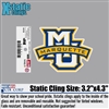 Marquette Golden Eagles MU/MARQUETTE Xstatic Window Cling