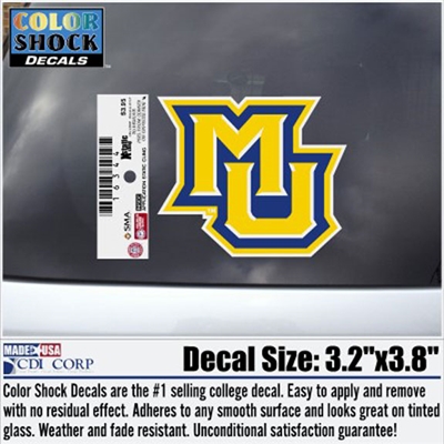 Marquette Golden Eagles MU Xstatic Window Cling