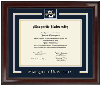 Marquette Golden Eagles Spirit Encore Diploma Frame